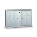 View 5-Door Recessed Vertical Mailbox
